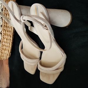 Sam Edelman Suede Shoes with Block Heel, Size 9.5